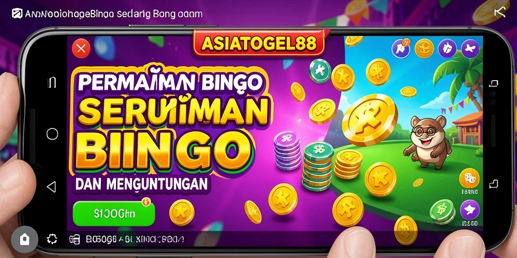 Tampilan permainan Bingo yang menarik di ASIATOGEL88.