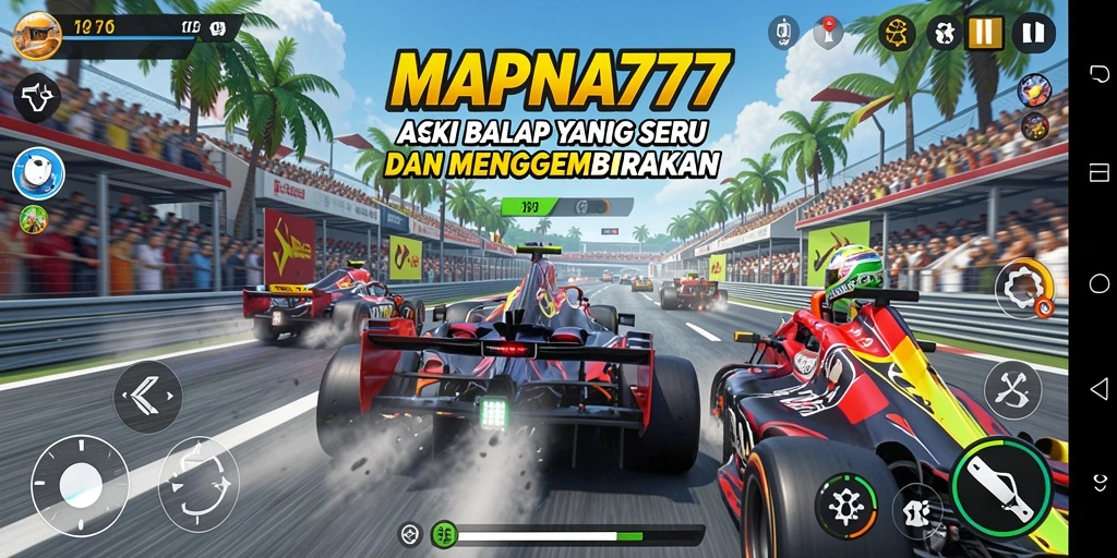 Gameplay balap seru dengan grafis mengesankan di MAPNA777.