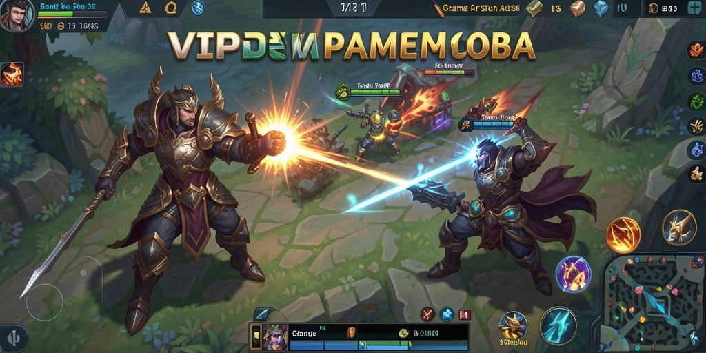 Tampilan gameplay seru dari VIPDEWA yang mengajak pemain bertarung.